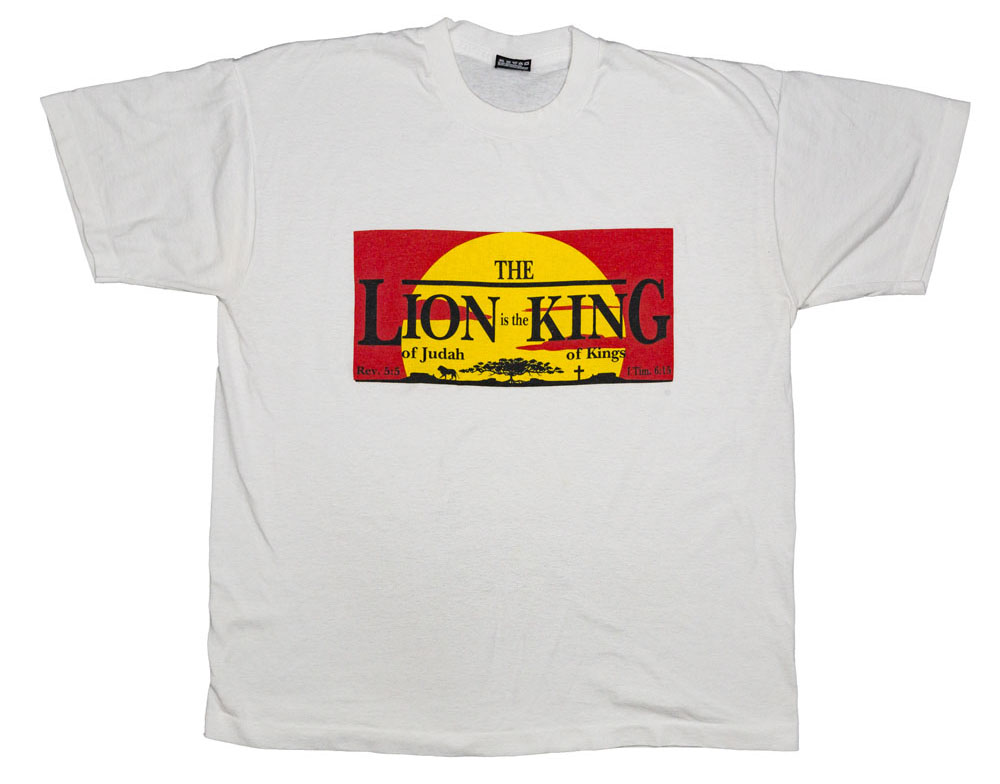 Vintage The Lion King Parody T-Shirt Jesus