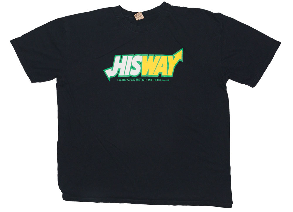 VIntage Subway Hisway Parody Jesus T-Shirt