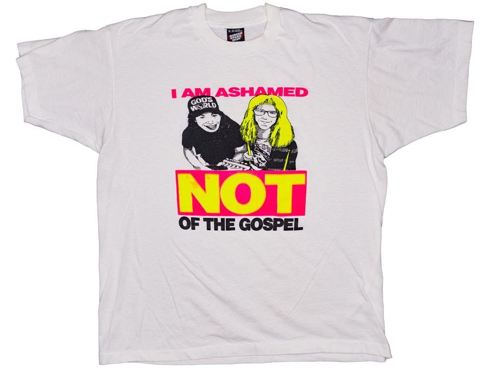 Vintage Wayne's World NOT Parody Jesus T-Shirt