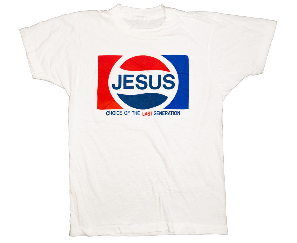 Vintage Jesus Pepsi Parody T-Shirt