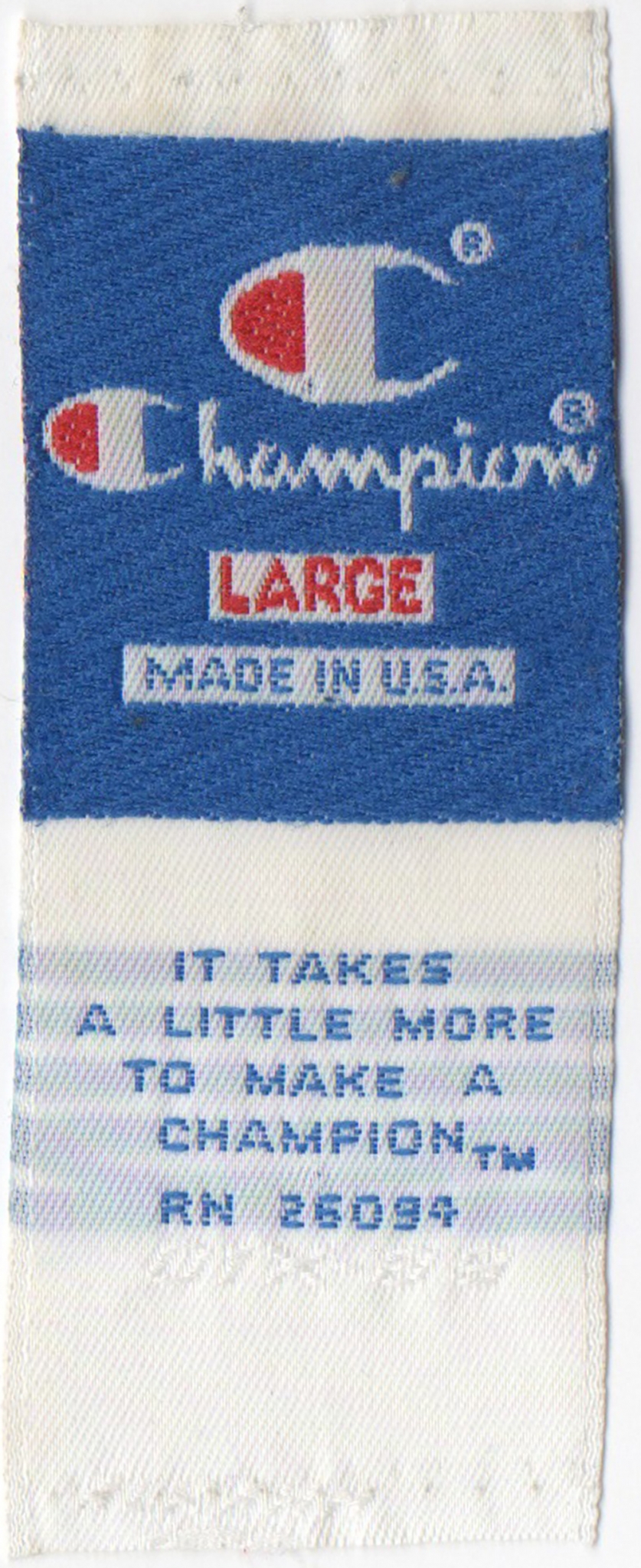 It Takes a Little More Made in USA Champion Full Tag