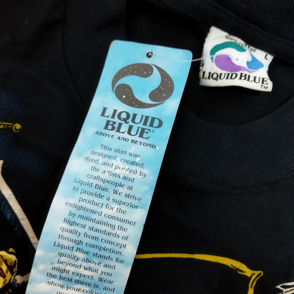 Liquid Blue Hang Tag