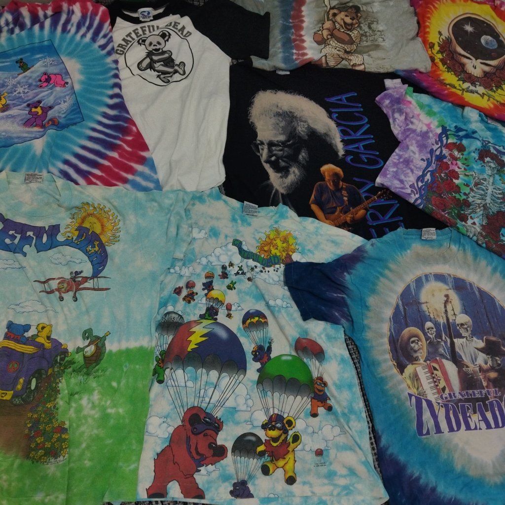 Vintage Grateful Dead Liquid Blue T-Shirt Collection