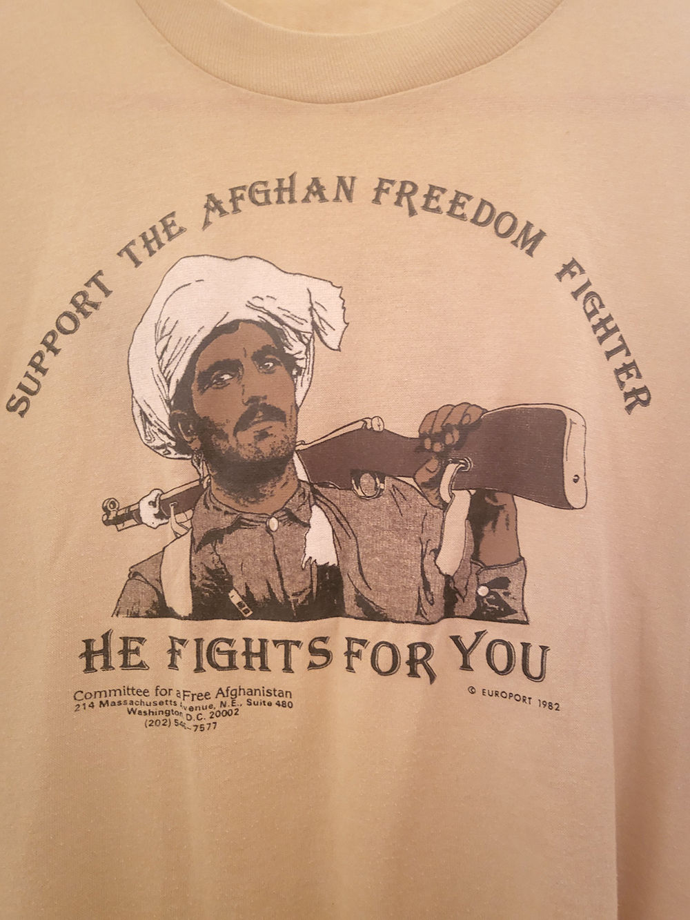 Vintage Afghan Freedom Fighter T-Shirt