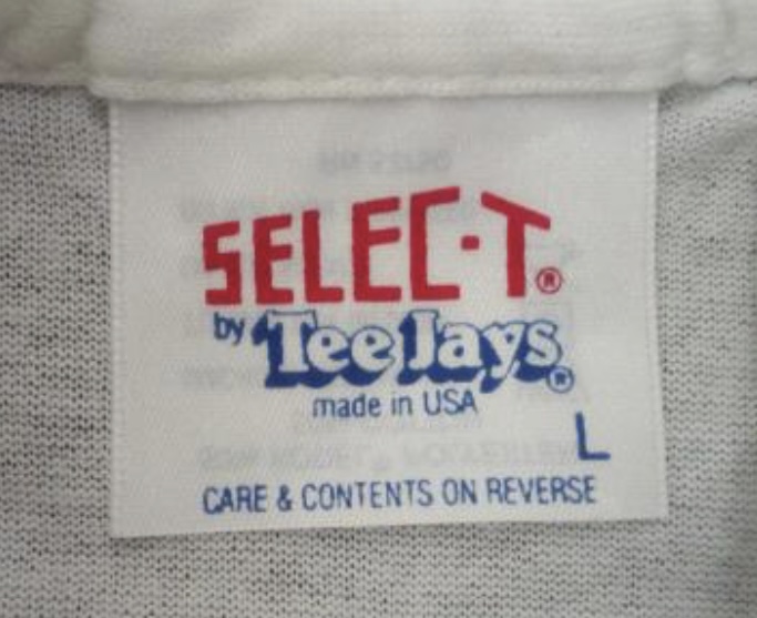 Select-T by Tee Jays tag