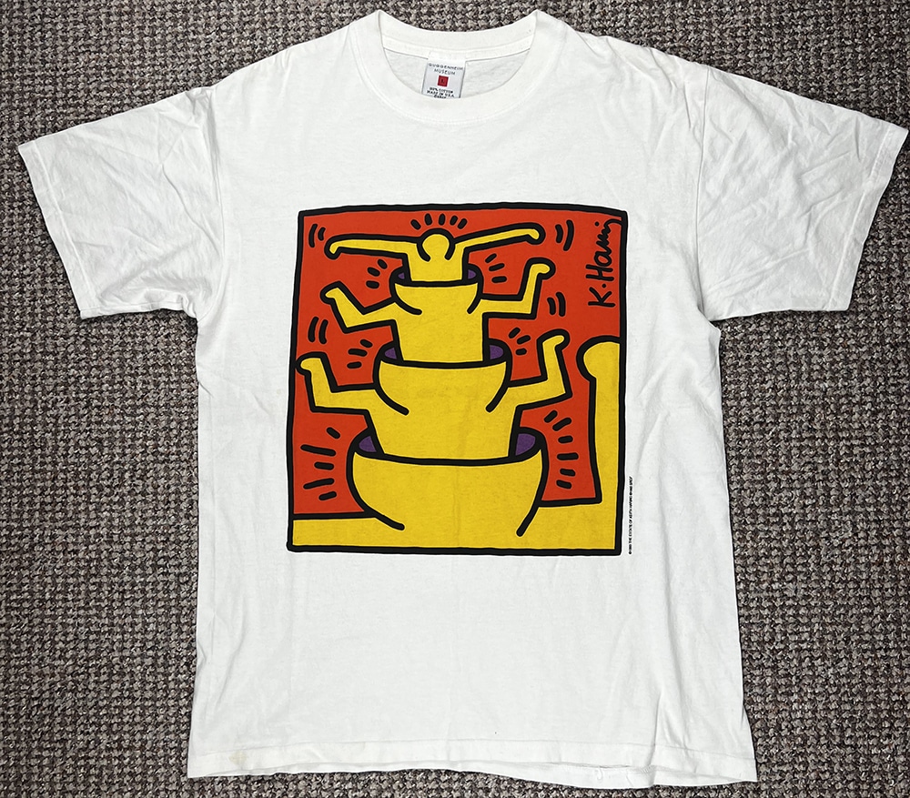 Vintage 1993 Keith Haring x Guggenheim Museum "Children Program"  T-Shirt