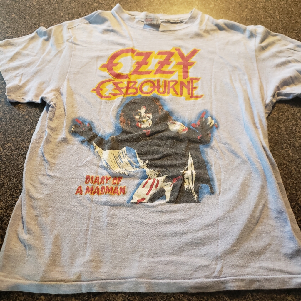 Vintage Ozzy Diary of a Madman tee Front