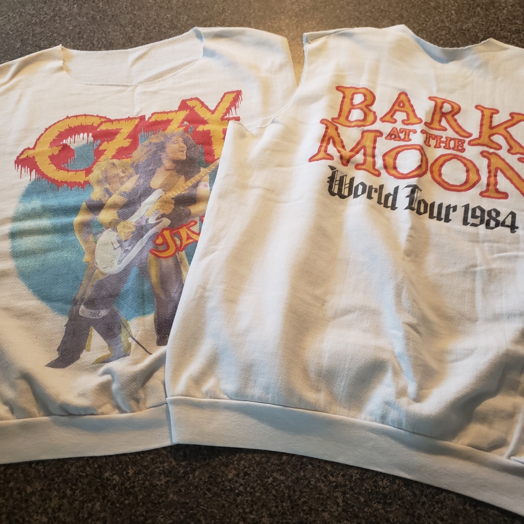 Vintage Ozzy Osbourne Bark at the Moon World Tour Sweatshirt