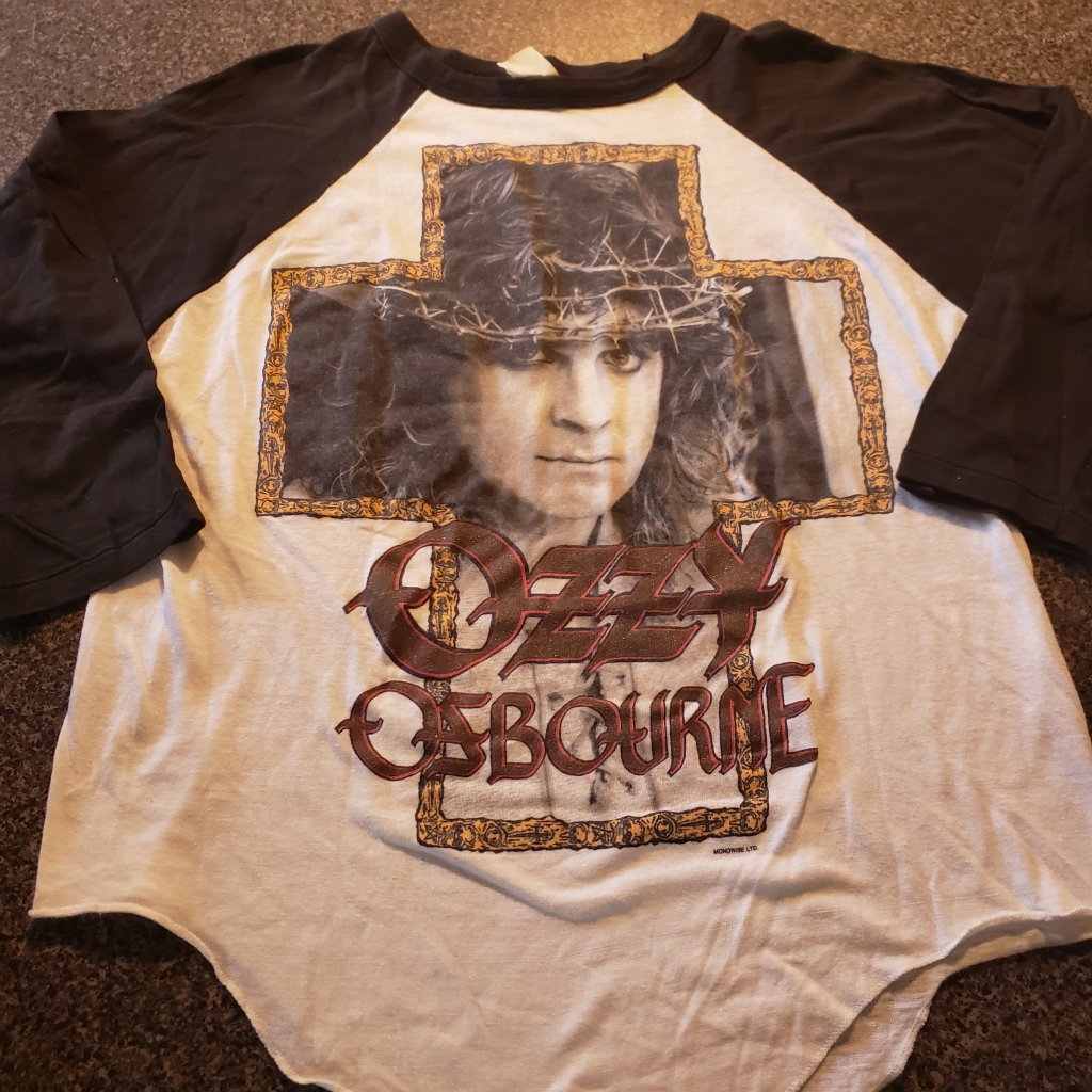 Vintage Ozzy Osbourne No Rest for the Wicked Jersey Front