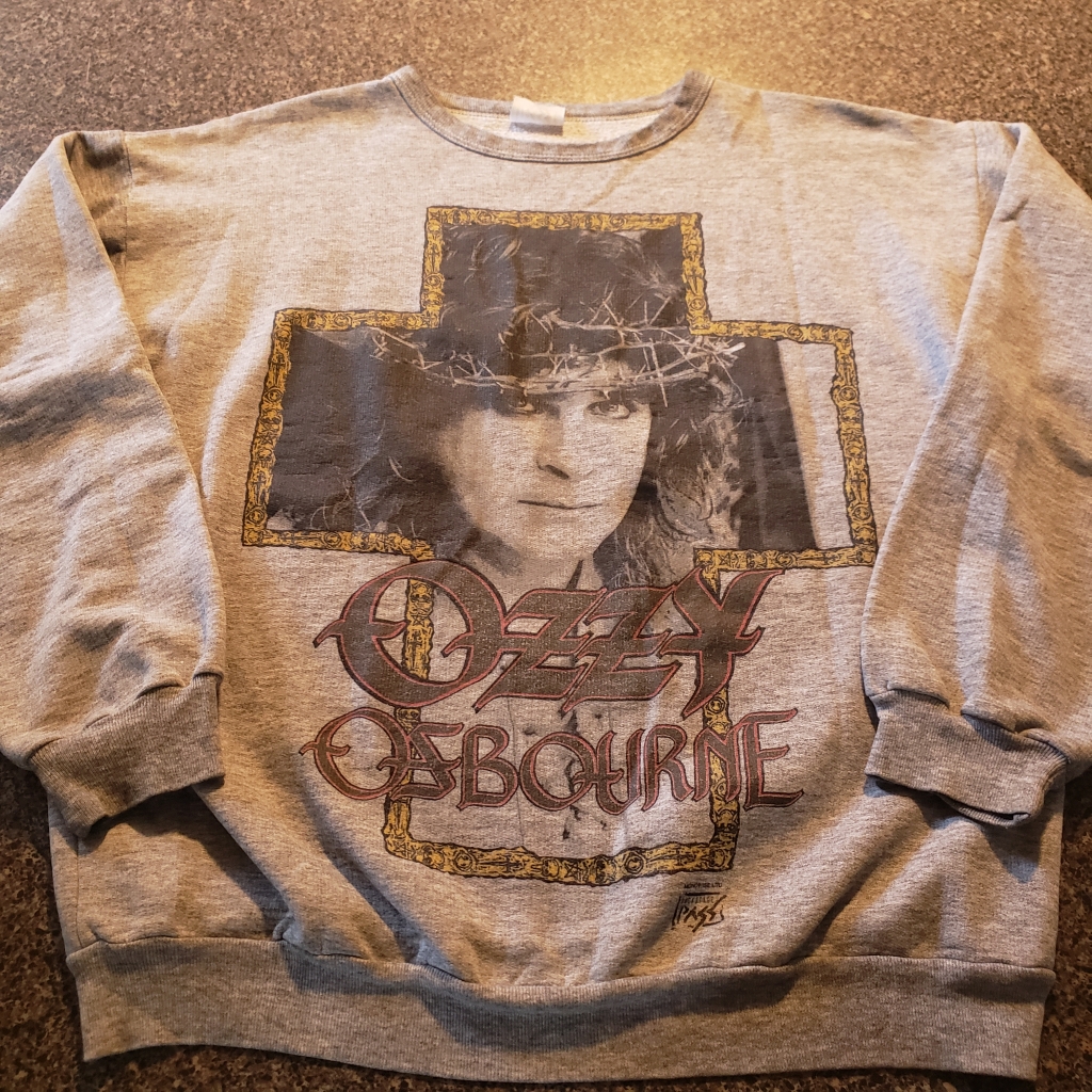 Vintage Ozzy Osbourne No Rest for the Wicked Sweatshirt Front