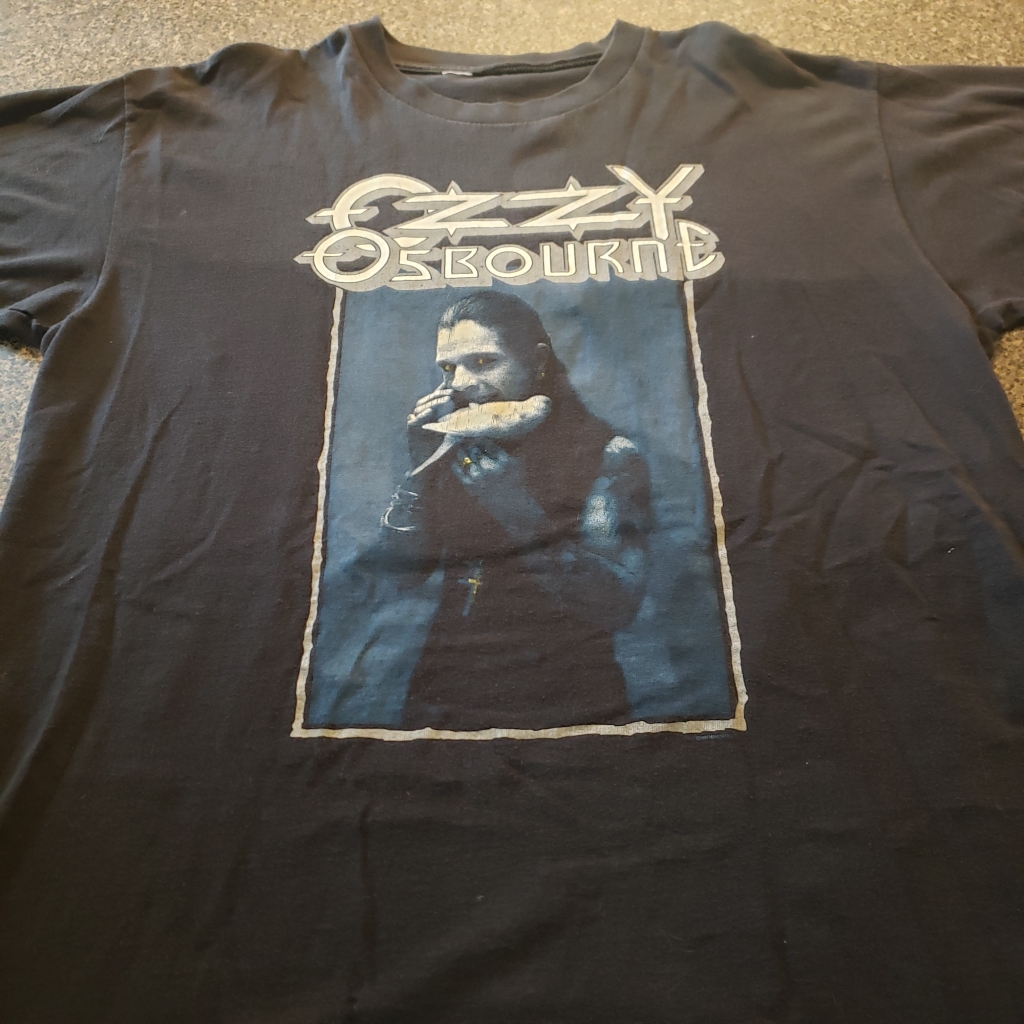 Vintage Ozzy Ozbourne Last Bloody Shows T-Shirt Front
