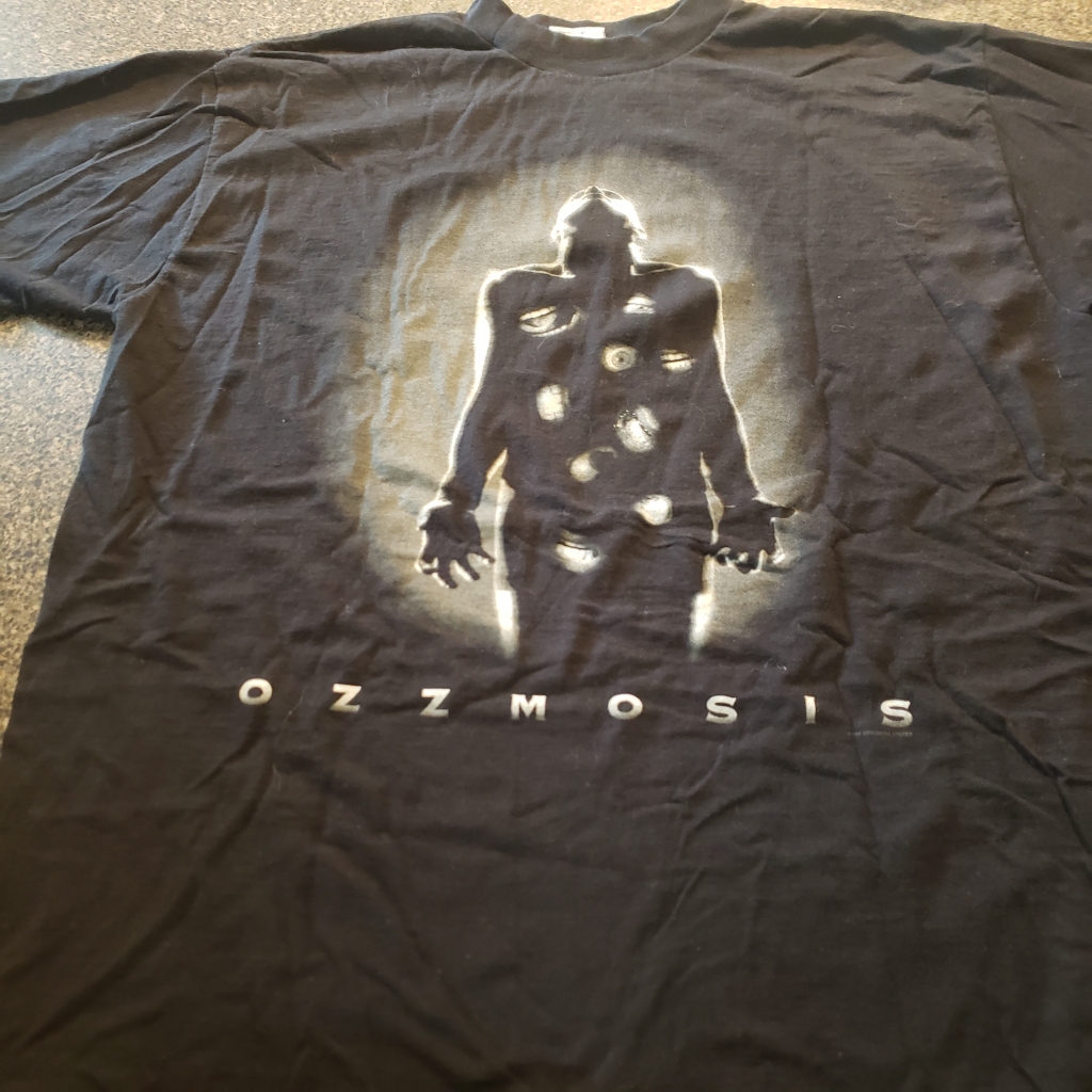vintage 1995 ozzmosis ozzy t-shirt front