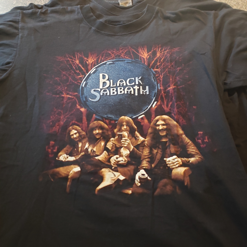 vintage black sabbath reunion tour 1999 front