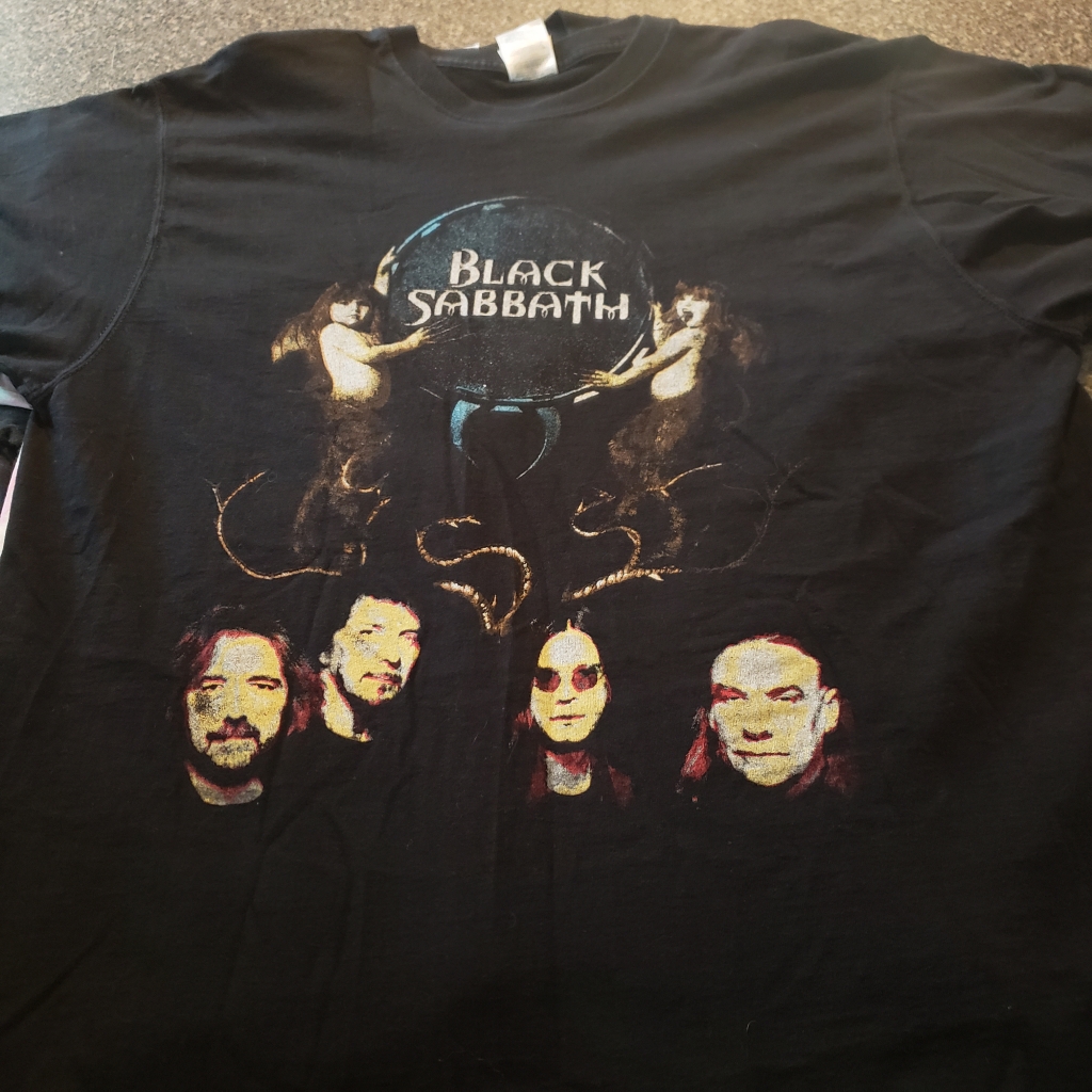 vintage black sabbath 1999 ozzy front