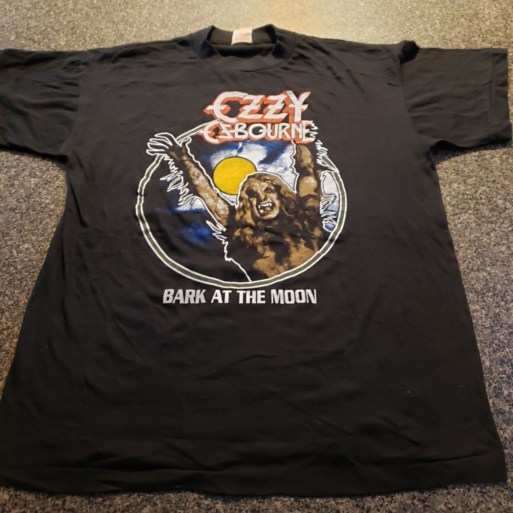 vintage ozzy bark at the moon bootleg fantasy tag t-shirt