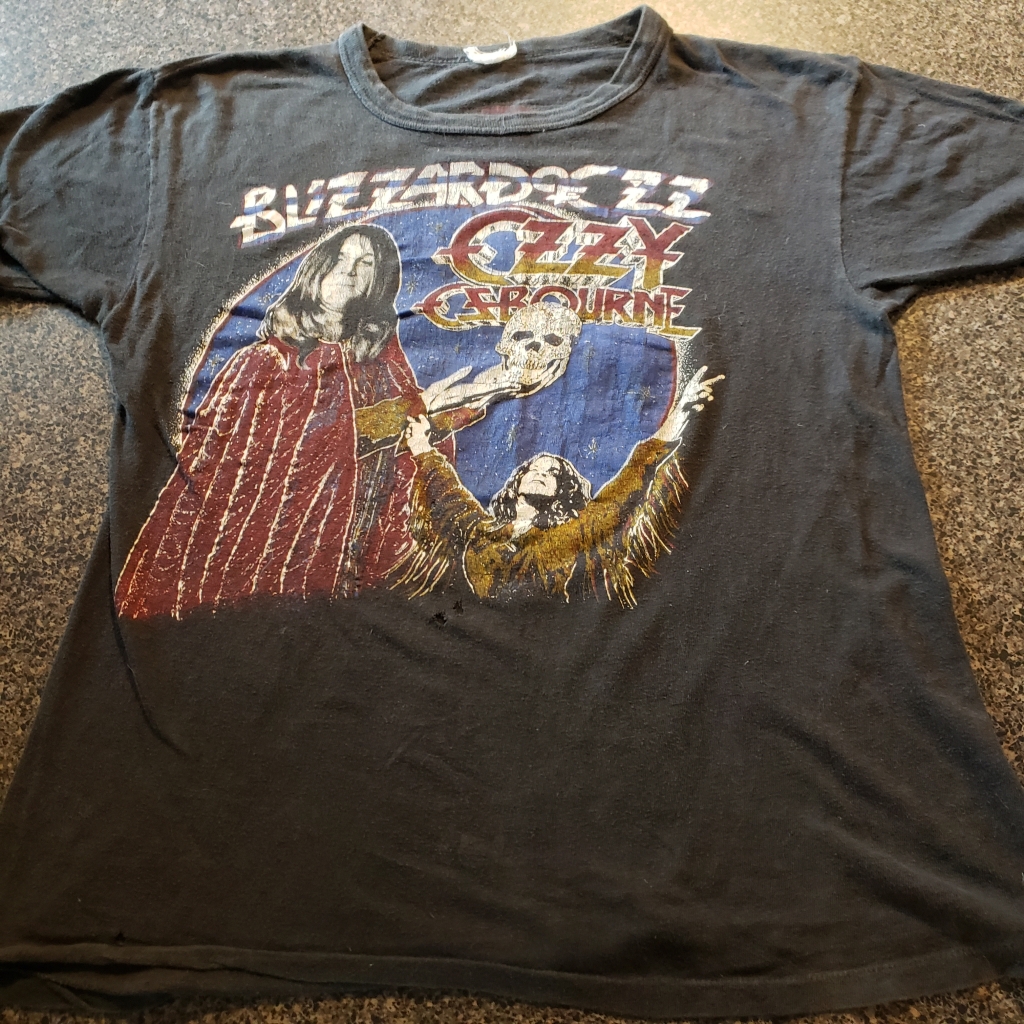 vintage blizzard of ozz t-shirt