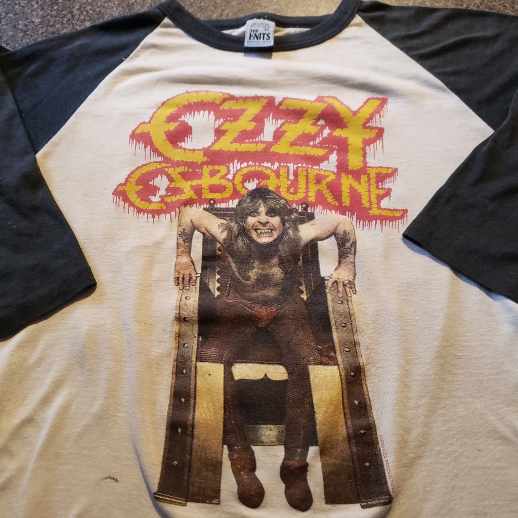 vintage ozzy osbourne speak jersey tee