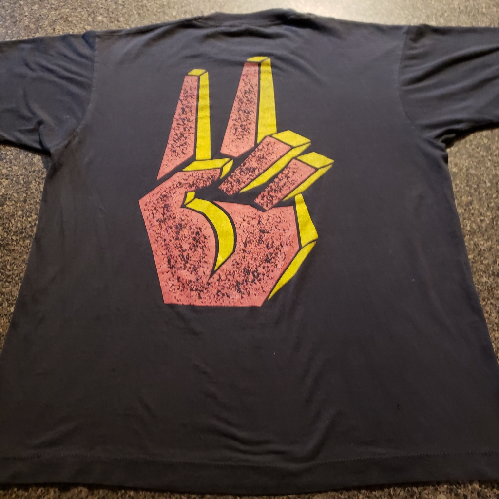 vintage just say ozzy t-shirt back