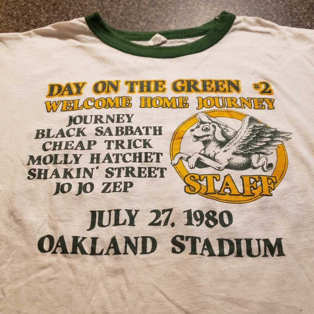 Day on the Green #2 Welcome Home Journey Black Sabbath Cheap Trick Molly Hatchet Shakin' Street Jo Jo Zep Staff, Oakland Stadium