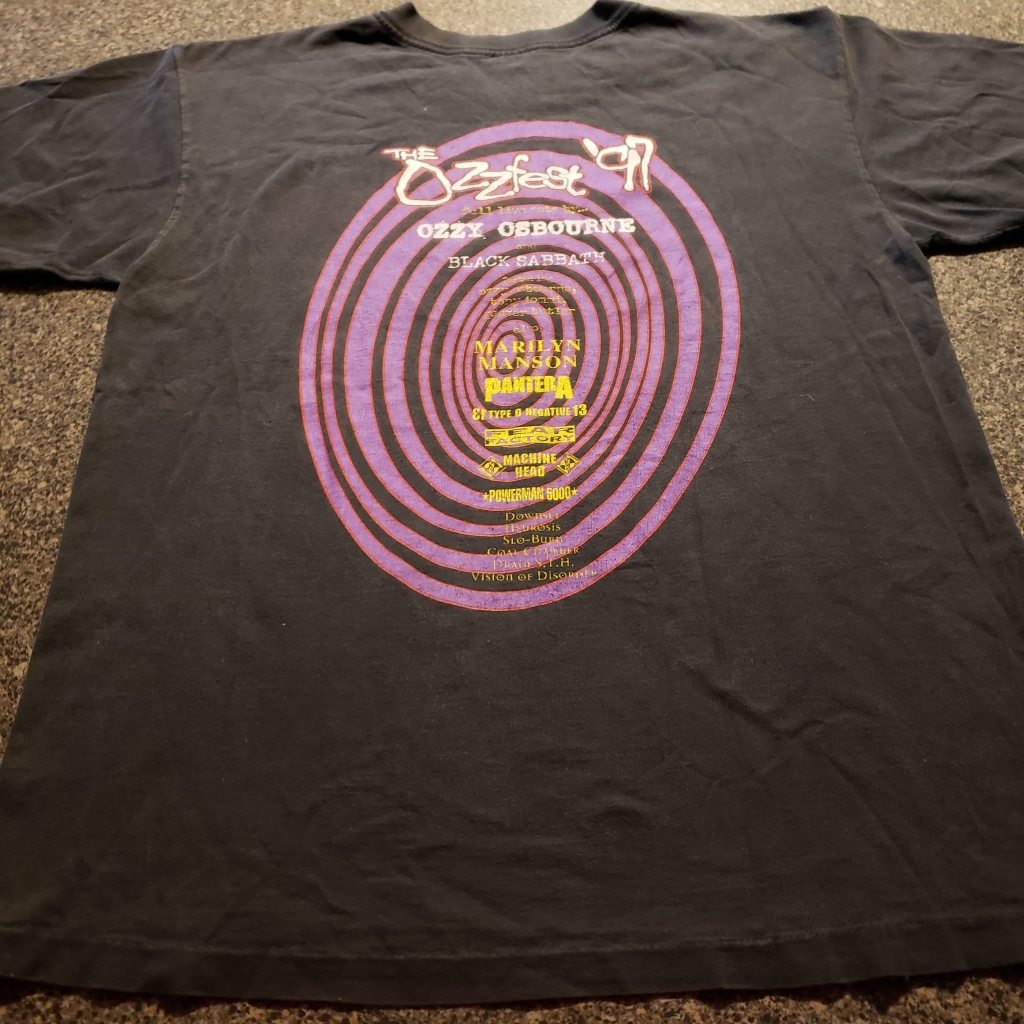 Vintage Ozzy Osbourne and Black Sabbath T-Shirt Collection - Part 3