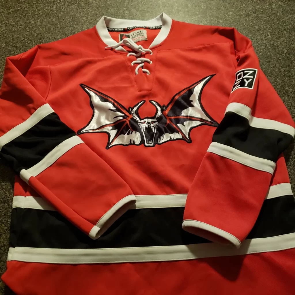 vintage ozzy Osbourne 19 hockey jersey