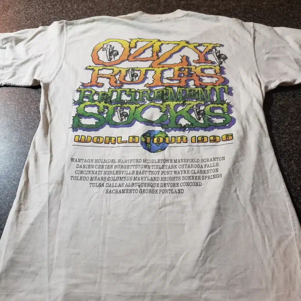 ozzy retirement sucks world tour 1996 back