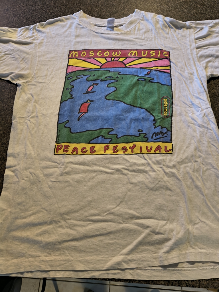 Vintage Moscow Music Peace Fest Ozzy T-Shirt front