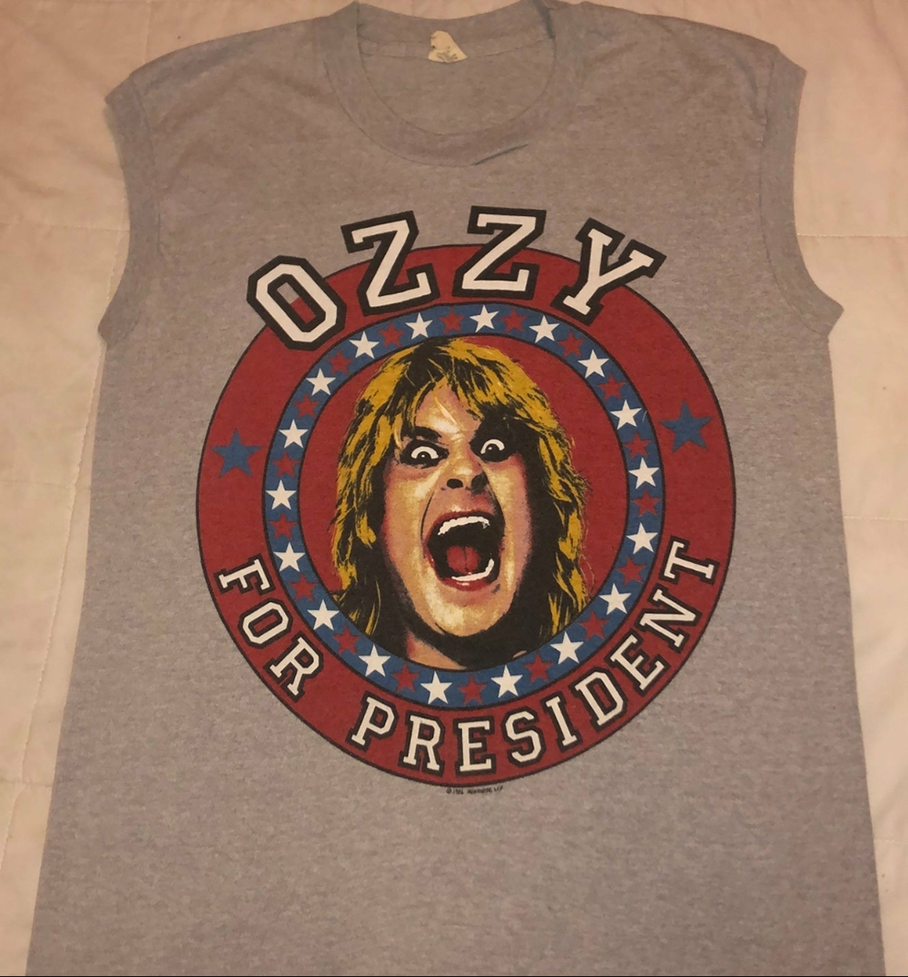 Vintage Ozzy For President Sleeveless T-Shirt