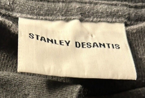 vintage stanley desantis woven white tag black letters
