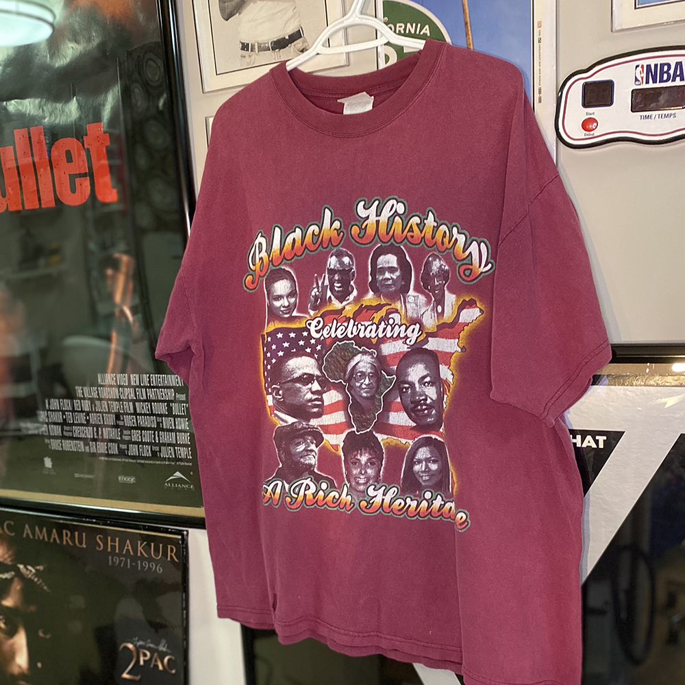 Vintage Y2K Black History a Rich Heritage T-Shirt front
