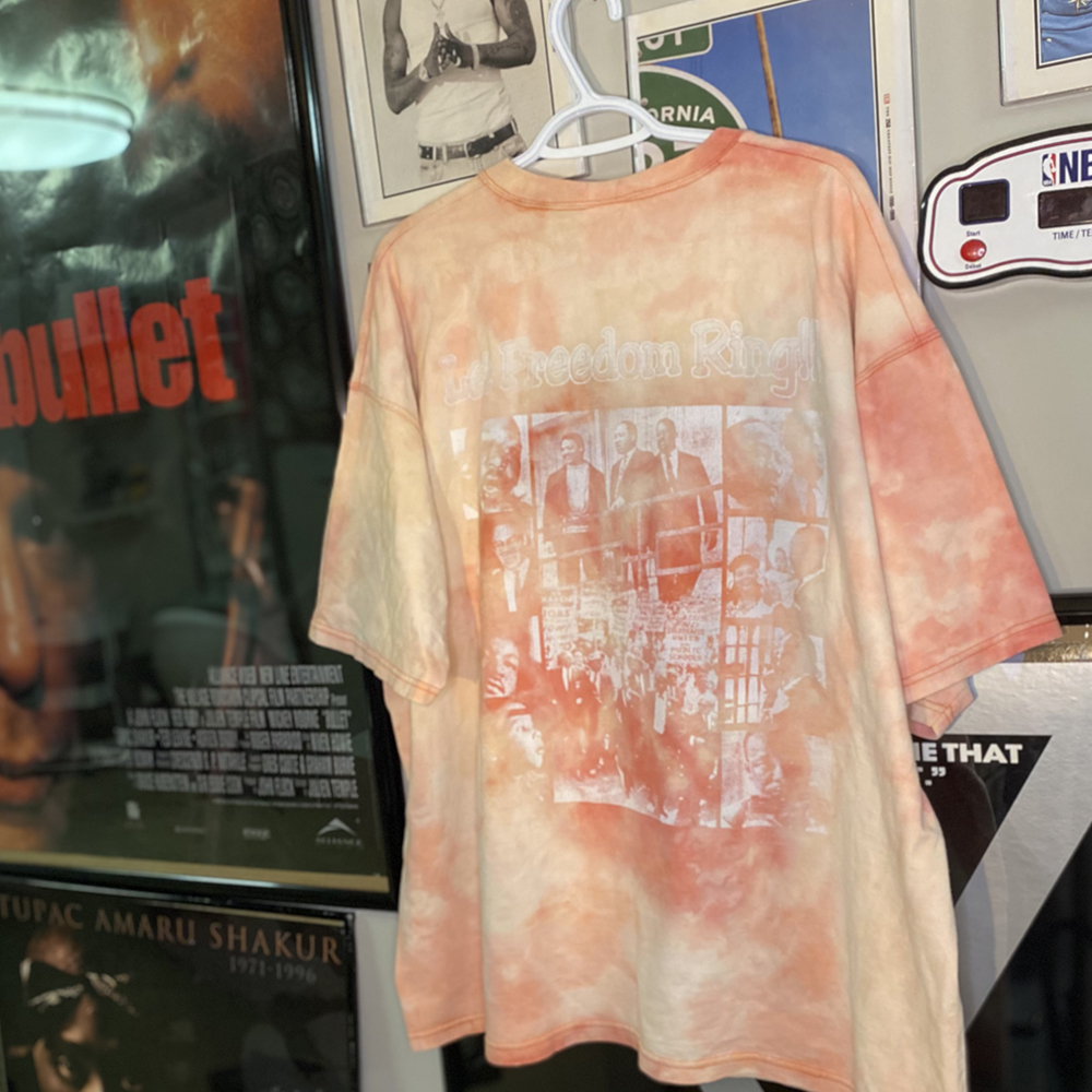 Vintage 1990s Dr. Martin Luther King Jr. T-shirt bleached back