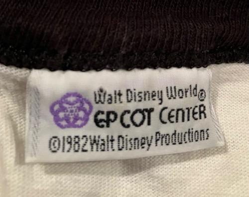 vintage walt disney world epcot center tag