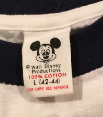 vintage walt disney productions tag