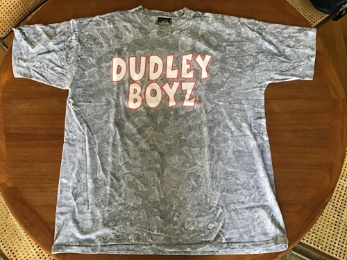Vintage Dudley Boyz ECW Grey Tie Dye T-Shirt