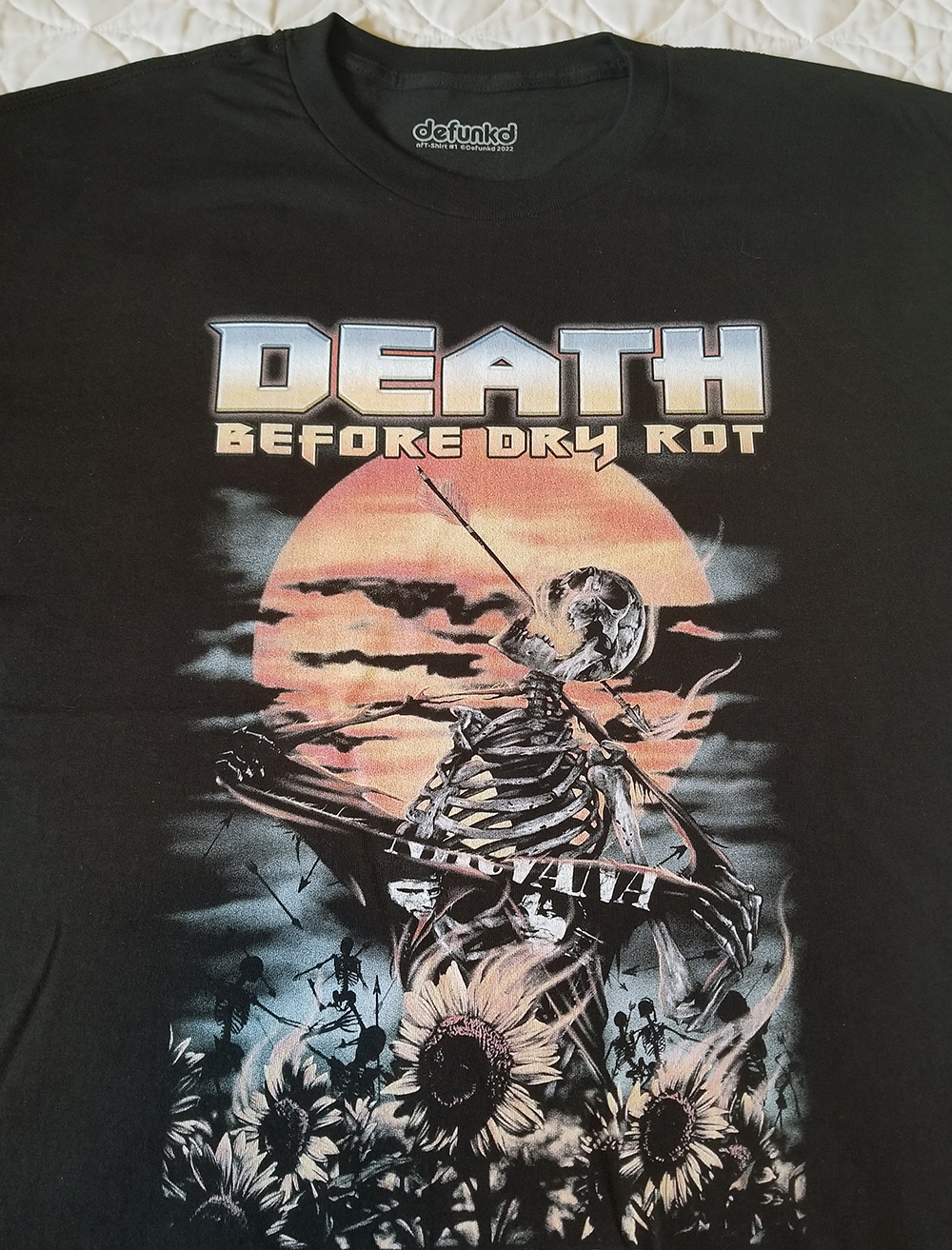 death before dry rot t-shirt