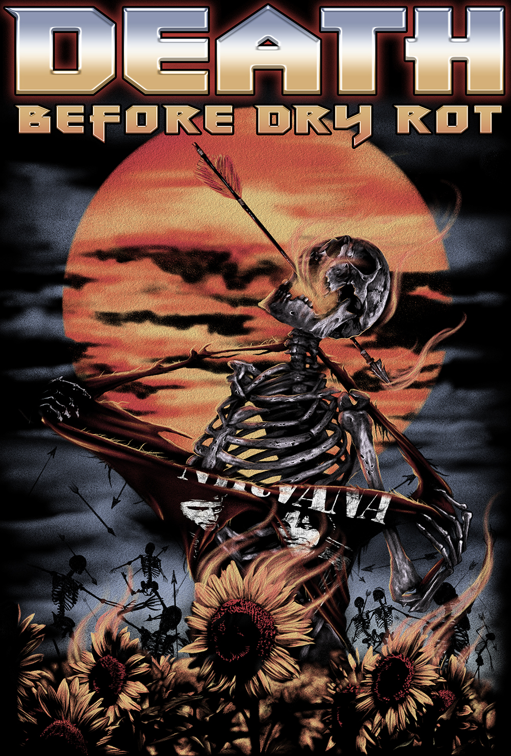 Death Before Dry Rot t-shirt design