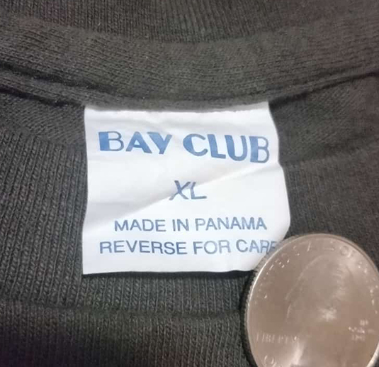 Fake Bay Club Tag