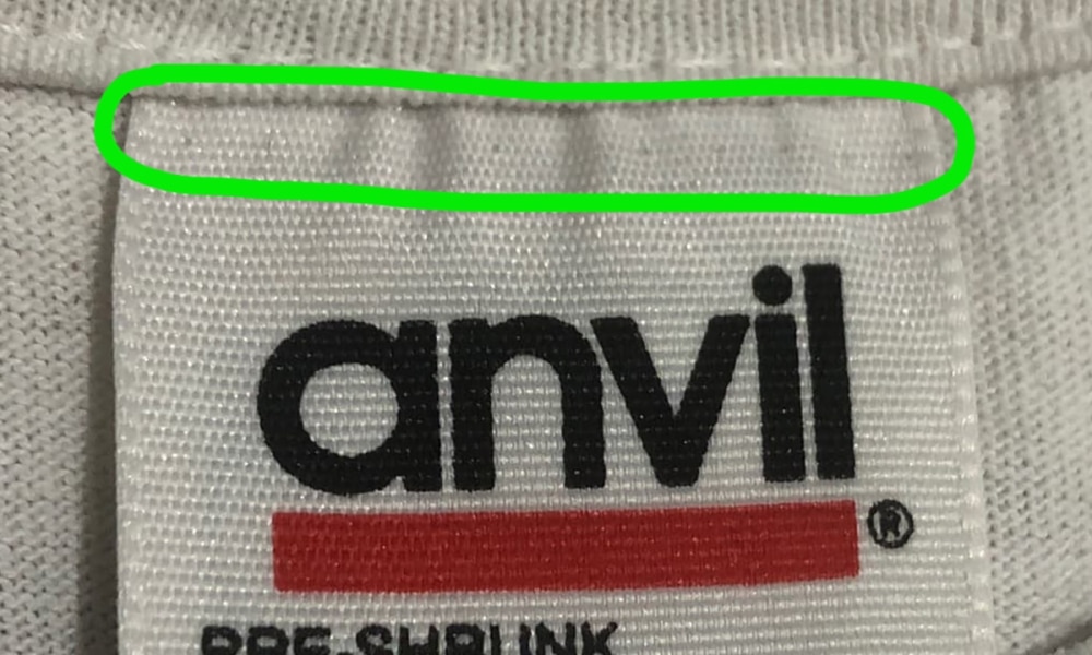 How to Tell if a t-shirt tag has been swapped
