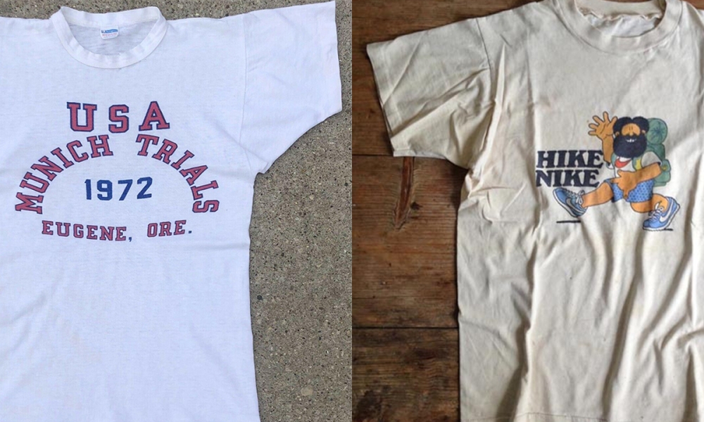 Rarest and Most Expensive Vintage 1970s and 80s Nike T Shirts