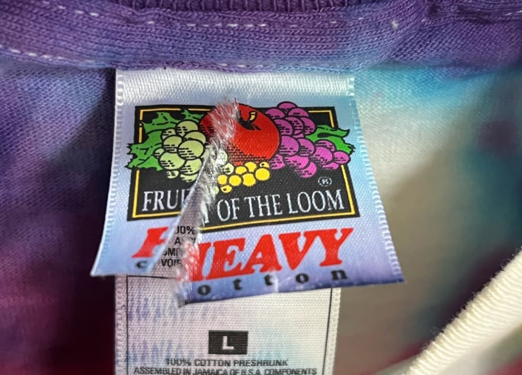 FOTL heavy cotton tag factory seconds torn