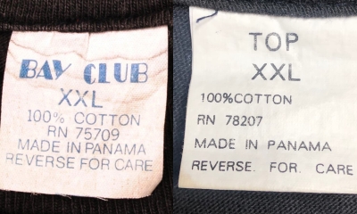 Vintage Bay Club Tag t-Shirts and TOP