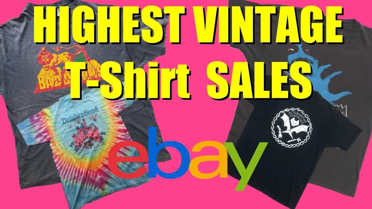 eBay's Most Expensive Highest-Selling Vintage T-Shirts 2023