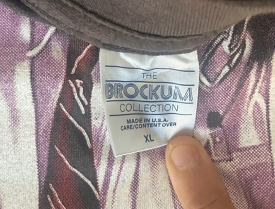 fake the brockum collection tag