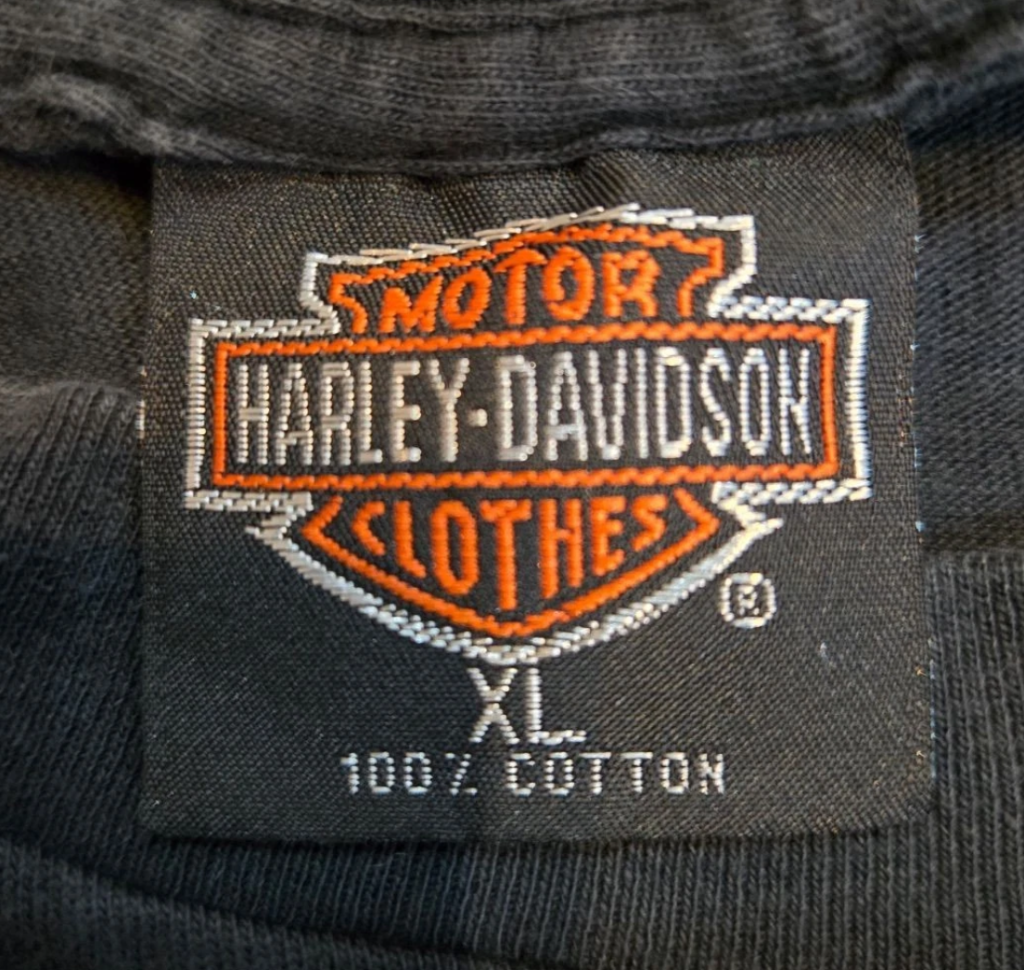 Fake Harley Davdison Clothes T-Shirt Tag