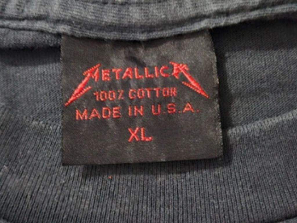 Second Generation fake metallica tag
