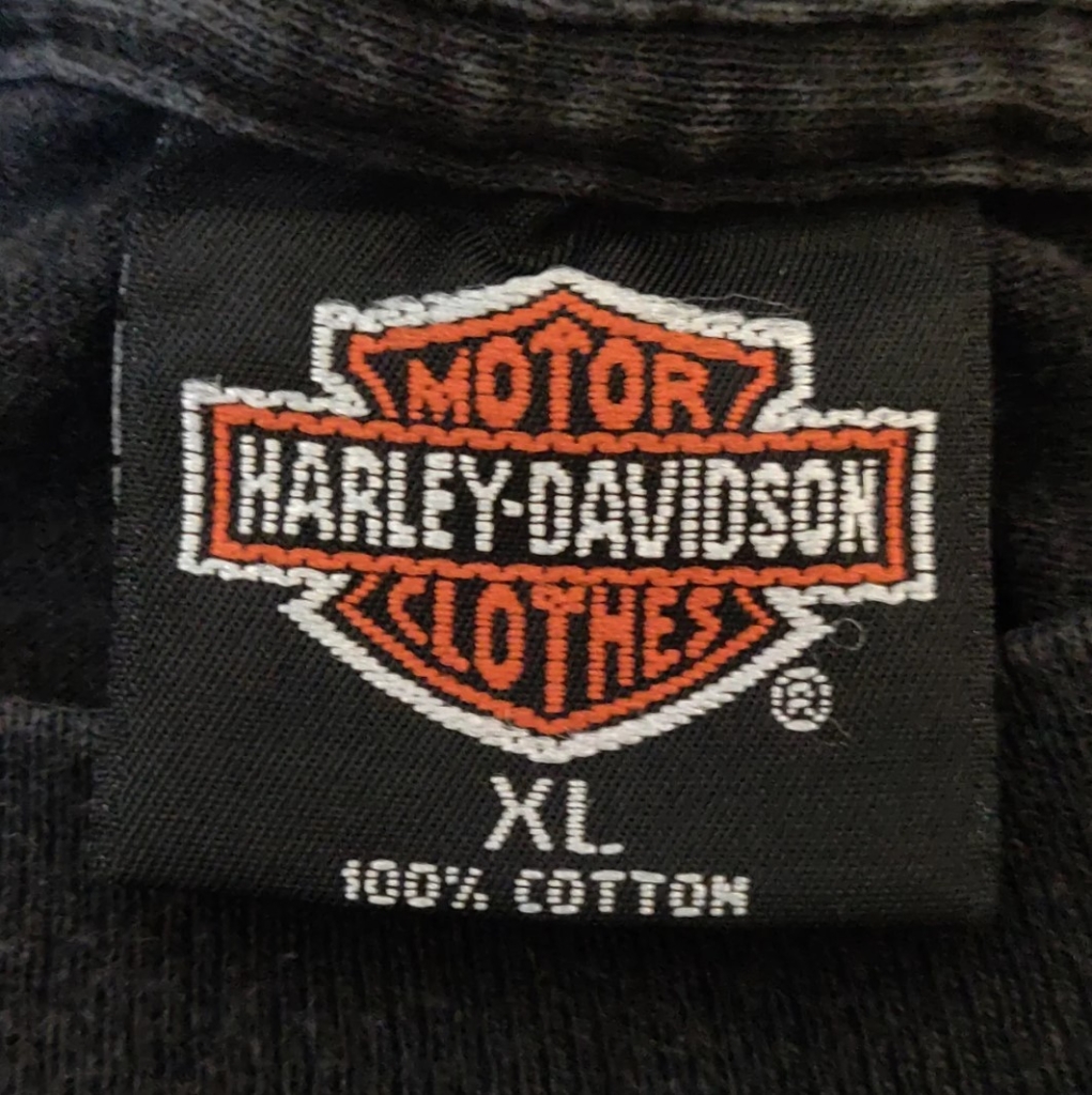 Real Harley Davidison Clothes T-Shirt Tag