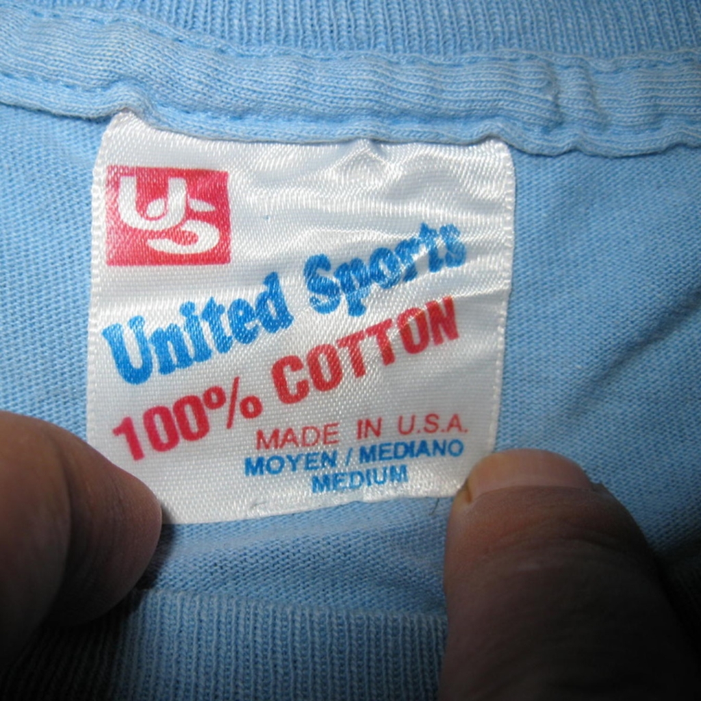vintage united sports t-shirt tag