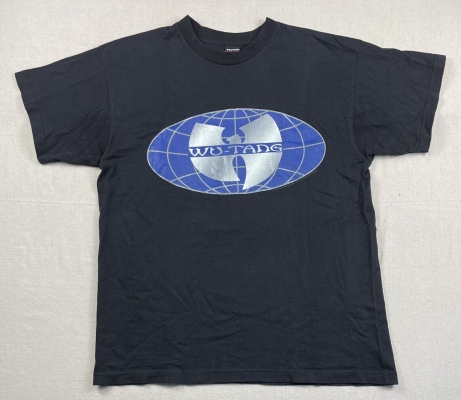 Vintage Wu Tang Clan Forever Rap T Shirt 90s Rza Odb Gza Ghost Face Glow Sz XL