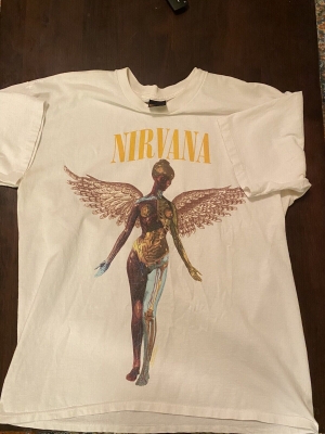 Vintage In Utero Nirvana Kurt Cobain Size XL Brockum Tag T-Shirt