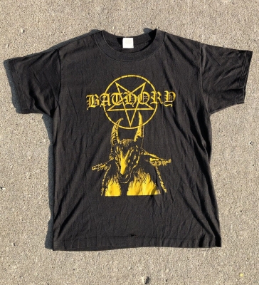 Vintage 1984 Bathory Self-Titled Album Promo Concert T Shirt L